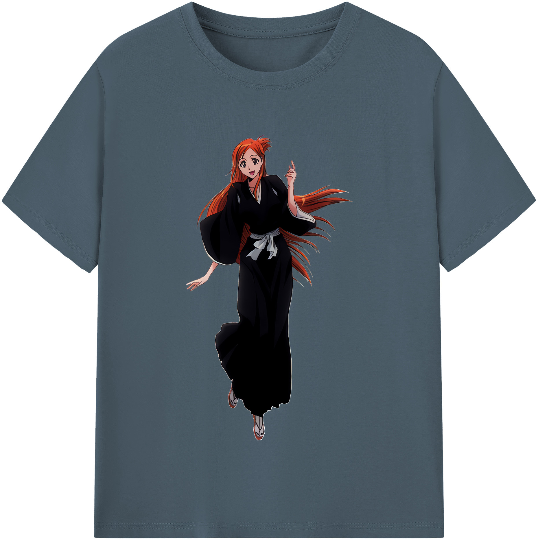 （画像用） ブリーチ 井上織姫（いのうえおりひめ） BLEACH Inoue Orihime 綿100％半袖Tシャツ（フロントプリント）